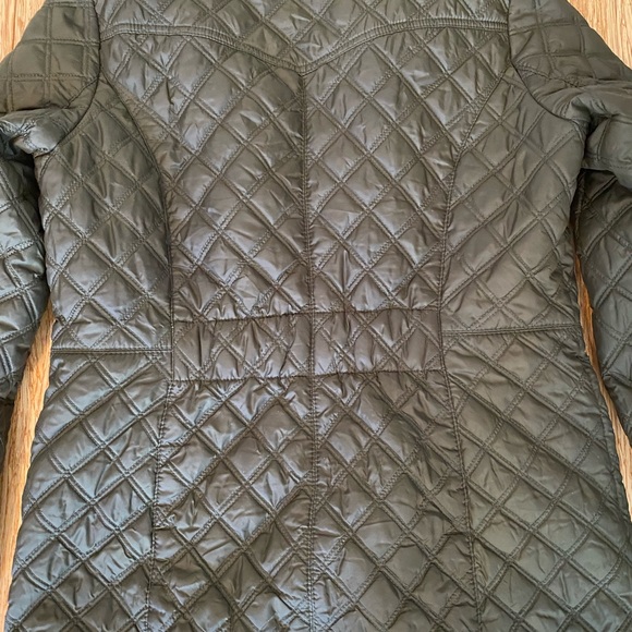 Lucky Brand Diamond Quilted Jacket Green - Picture 9 of 9